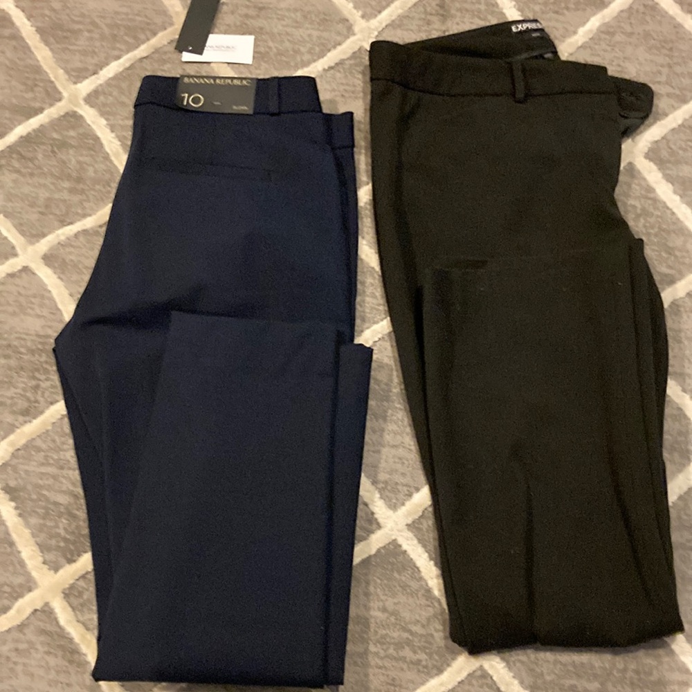 Banana Republic Sloan size 10 NWT Navy